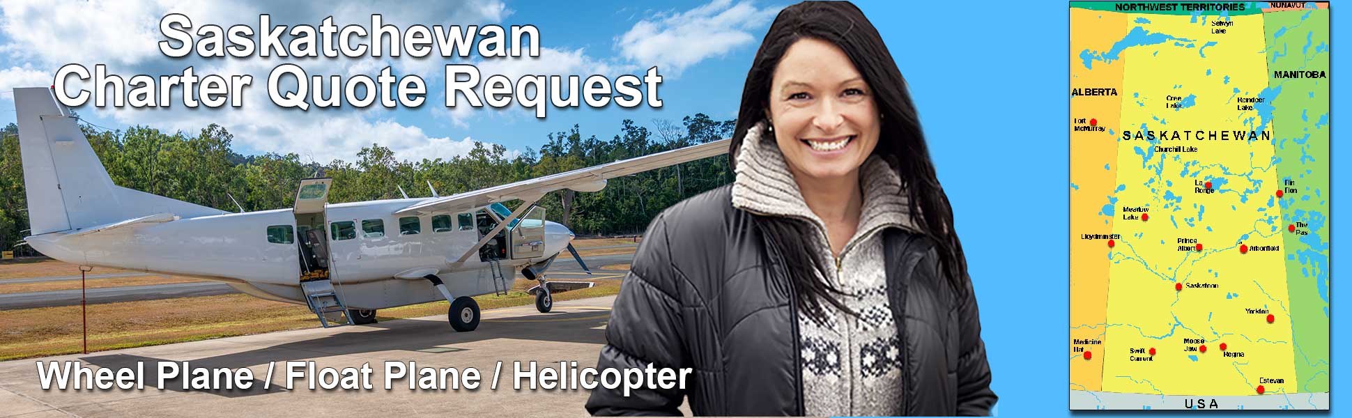 Saskatchewan Air charter Flights